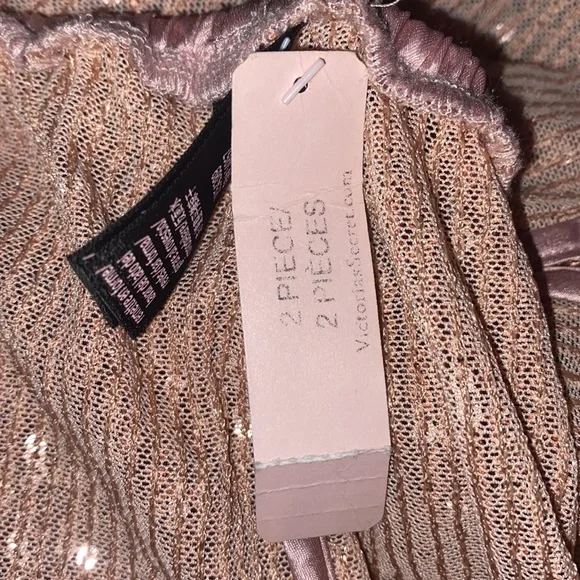 Large Shiny sleep shorts new with tag from Victoria Secret - Picture 7 of 7